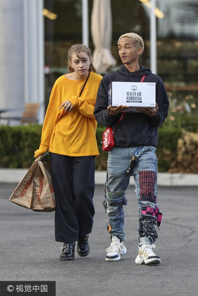 当地时间2017年11月7日,洛杉矶卡拉巴萨斯,贾登·史密斯 (jaden smith
