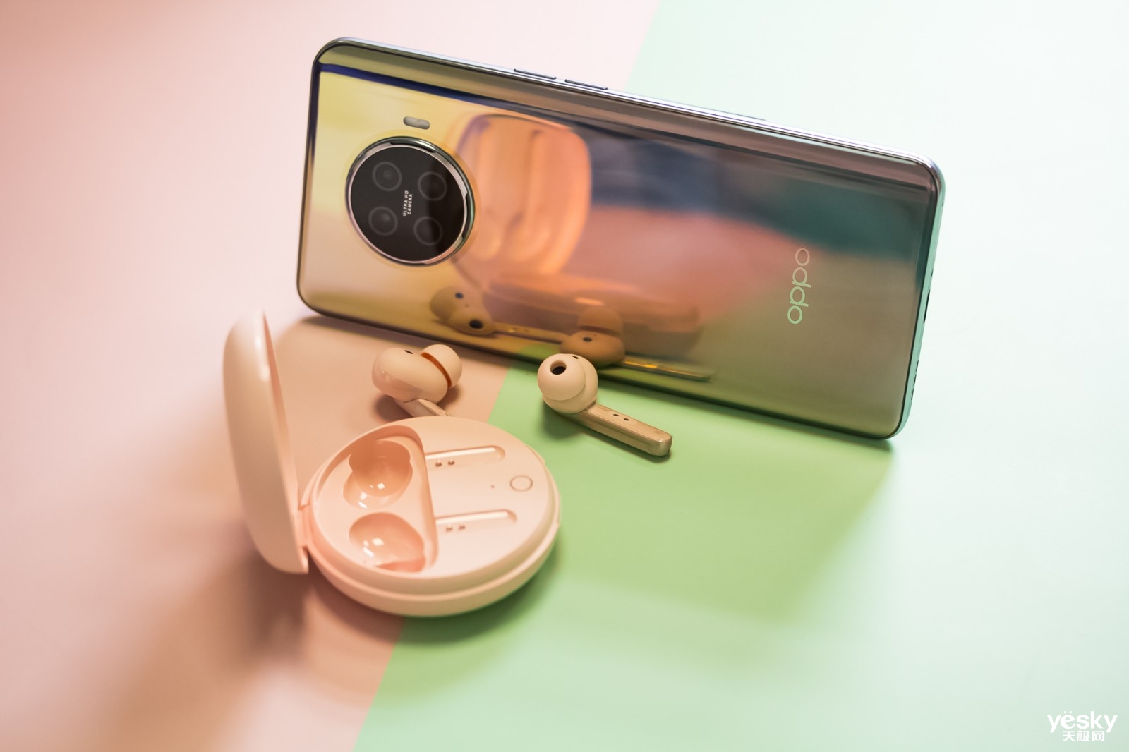 oppo enco w31真无线耳机图赏:真爱粉真的满满少女心